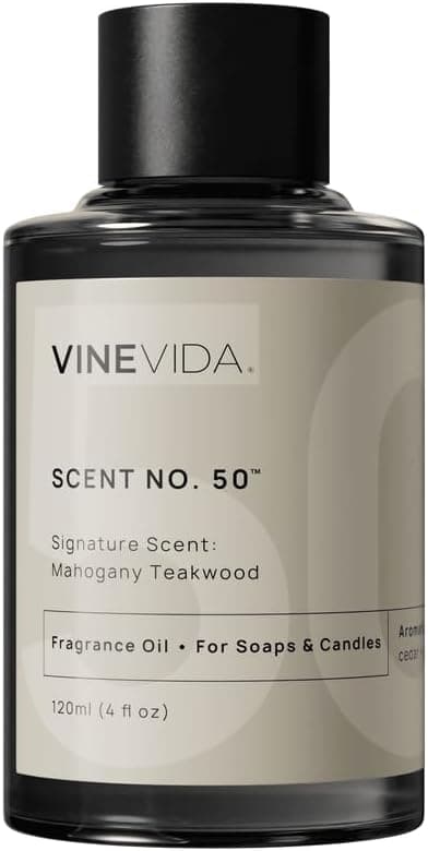 VINEVIDA Mahogany Teakwood Fragrance Oil, 4 oz