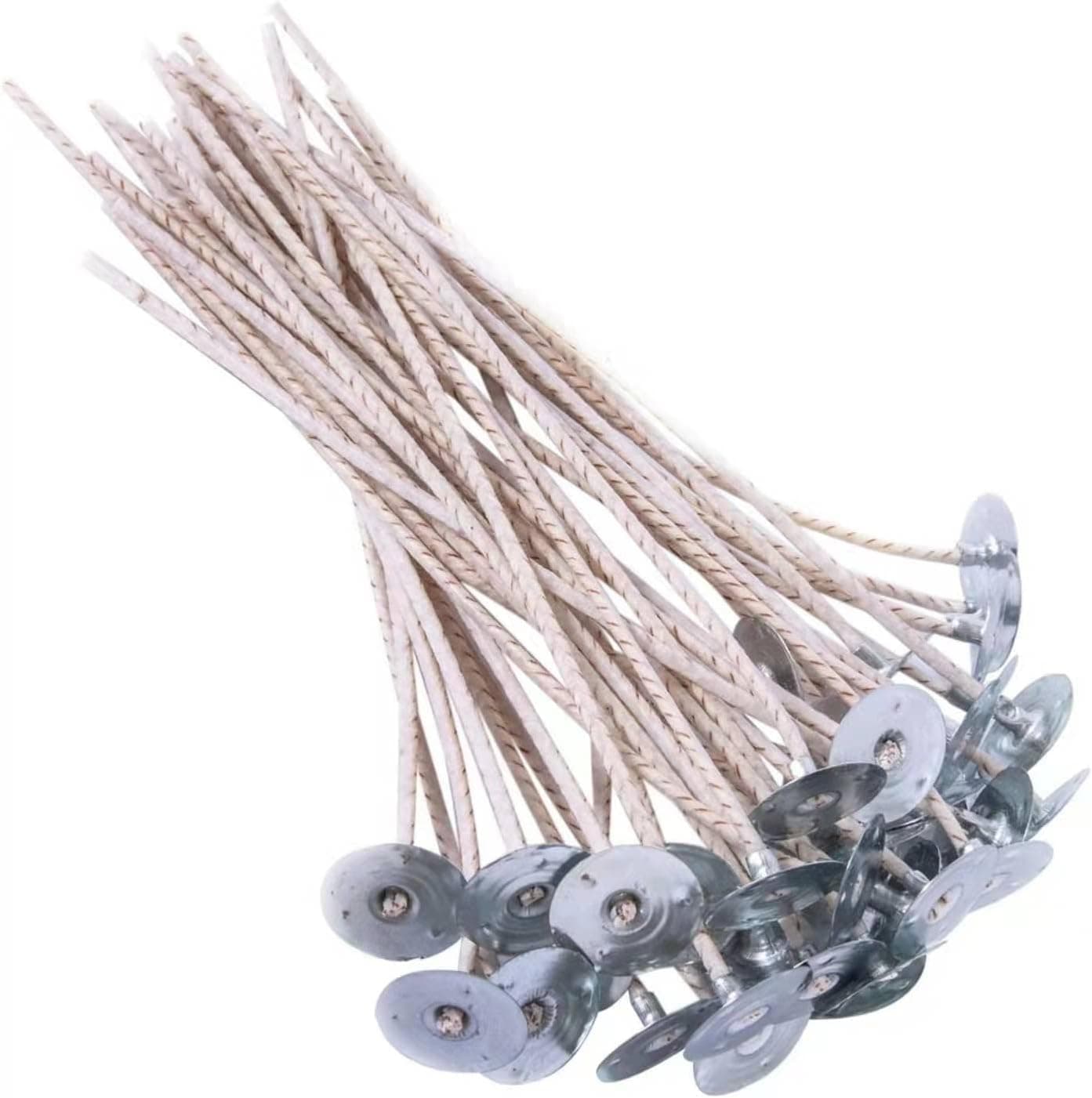 ECO 10 Pre-Waxed Wicks for Soy Candles, 100 pcs
